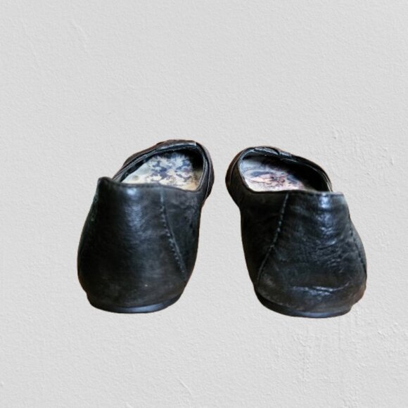 Born Adele Black Leather Ballet Flats Shoes size 7.5 Women's - Picture 6 of 10